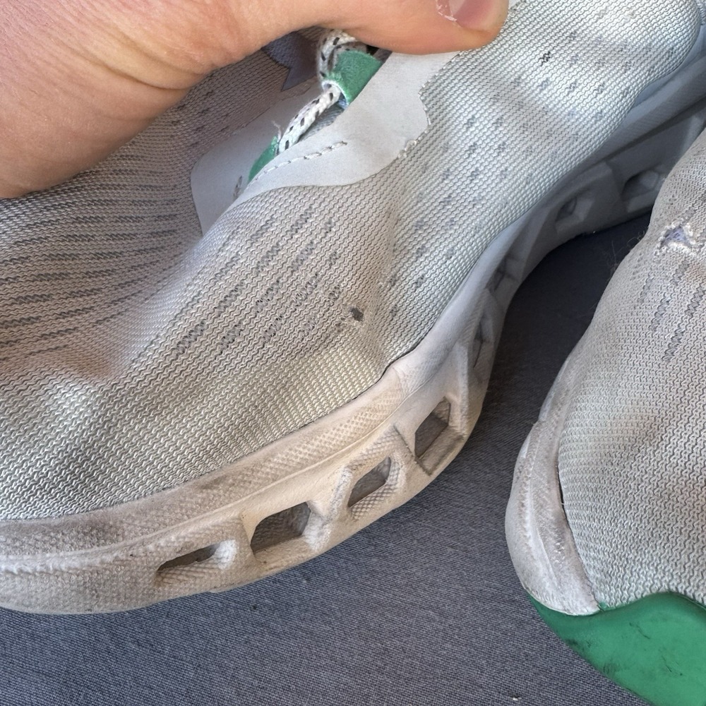 Size 9.5 - On Cloudmonster Running‎ Sneakers in Gray and Green - Picture 2 of 12